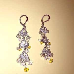 Beaded drop earrings